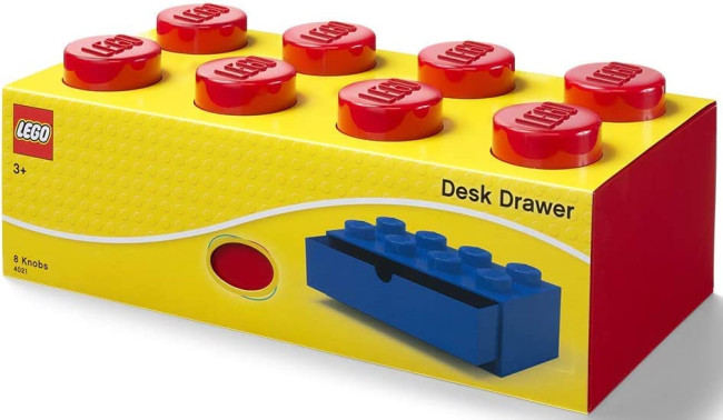 40211730 Desk Drawer 8 knobs red